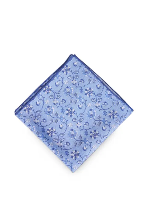 Paolo Albizzati floral-print scarf Blue TR40522