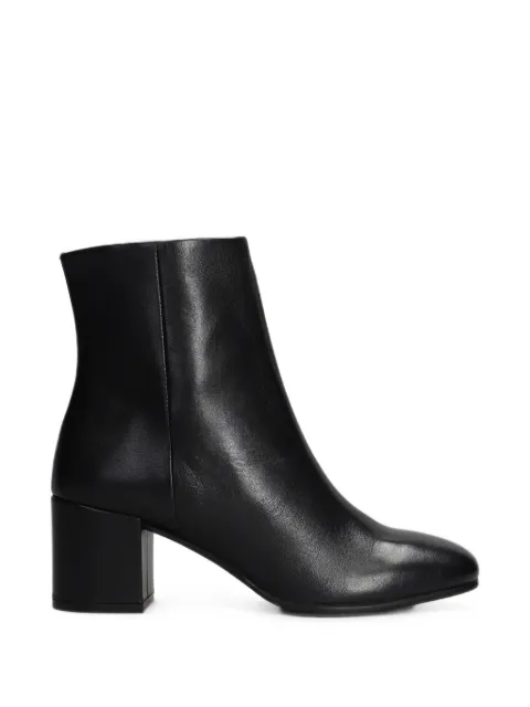 Carmens Amber leather ankle boots Black A52088