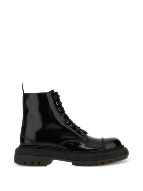 Givenchy lace-up leather boots Black BH6055H1Y5