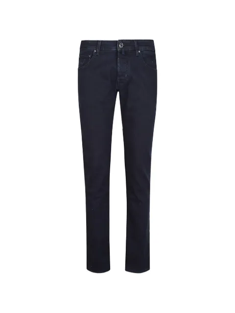 Jacob Cohën Nick Slim logo-patch jeans Blue UMQE007057P3621
