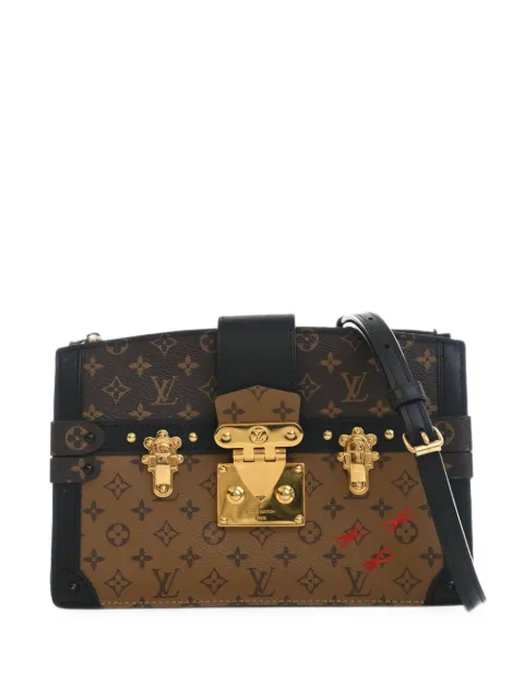 Louis Vuitton Pre-Owned 2021-2026 Monogram Reverse Trunk Clutch crossbody bag Brown 0DQR527R7NG5RW1U