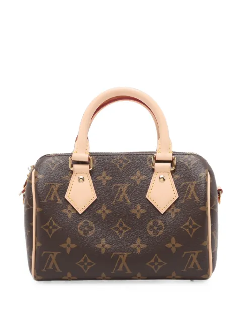 Louis Vuitton Pre-Owned 2021-2026 Monogram Speedy Bandouliere 20 satchel Brown 2082NQ0P2PYCA23A