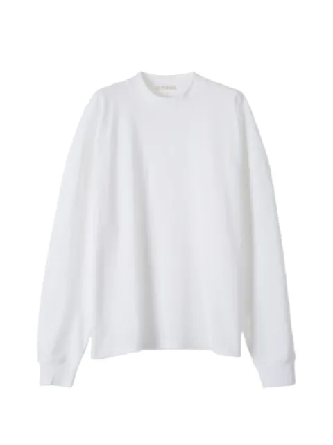 The Row long-sleeve cotton T-shirt White 612K7880