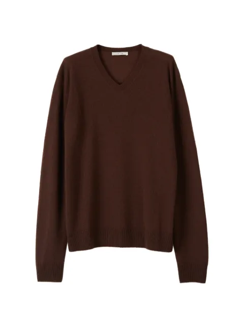 The Row V-neck cashmere sweater Brown R001265Y