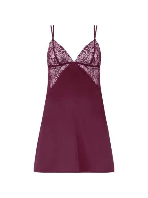 Fleur Of England Viola lace-trim babydoll Red VIOLABABYDOLL
