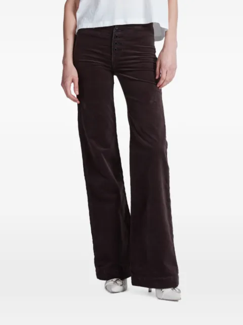ASKK NY Brighton corduroy button-fly trousers Brown W1236C221