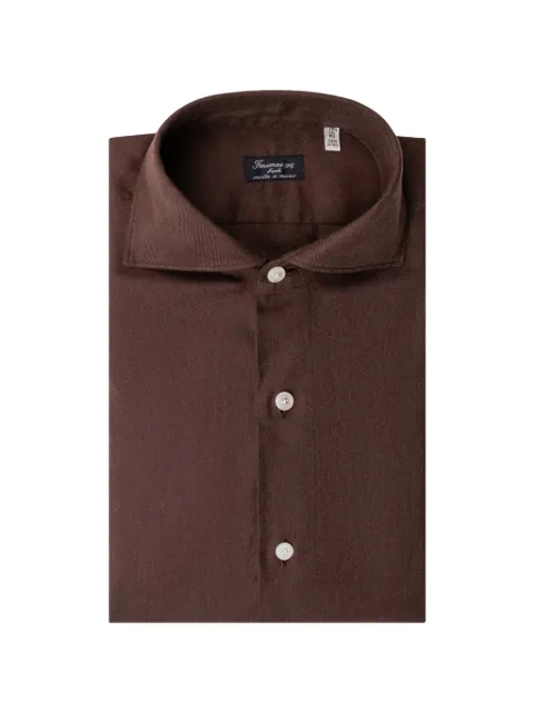 Finamore 1925 Napoli Eduardo shirt Brown MLEUPSZV046283