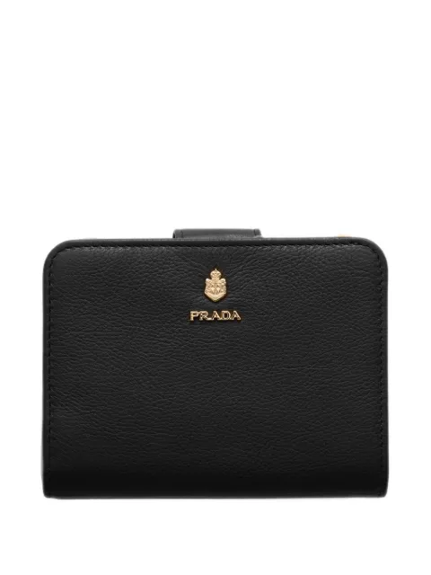 Prada small leather wallet Black 1ML0182ZSN