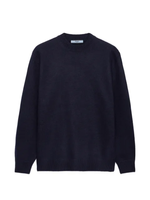 Prada elbow-patch sweater Blue P24E3NSOOO6004