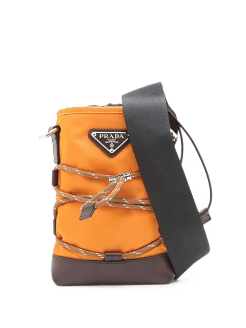 Prada Pre-Owned 2000-2013 Tessuto Phone Pouch crossbody bag Yellow Q7GYL5JQSDEY8YNH