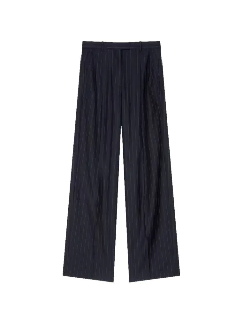 Givenchy pinstripe-pattern pleated trousers Blue BW51AH16UQ