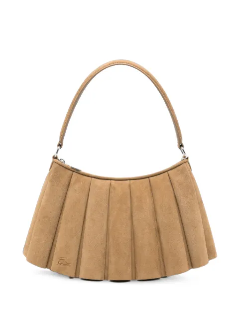 Lacoste pleated suede backpack Neutrals NU5468