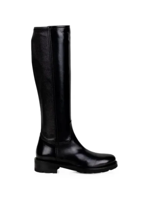 Lorenzo Masiero knee-length leather boots Black 205917PAZNERO