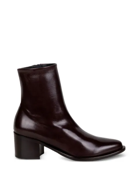 Lorenzo Masiero leather ankle boots Brown 193547