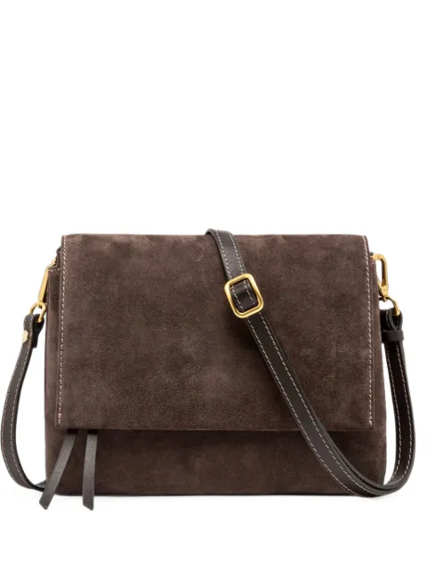 GIANNI CHIARINI small Three suede-finish cross body bag Brown BS12294COMMCMPL974