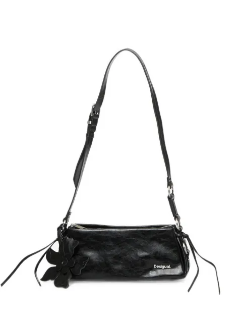 Desigual small floral-charm tote bag Black 26WAXP642000
