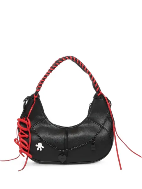 Desigual x Disney medium Mickey™ embossed charm-detail tote bag Black 26WAXP012000