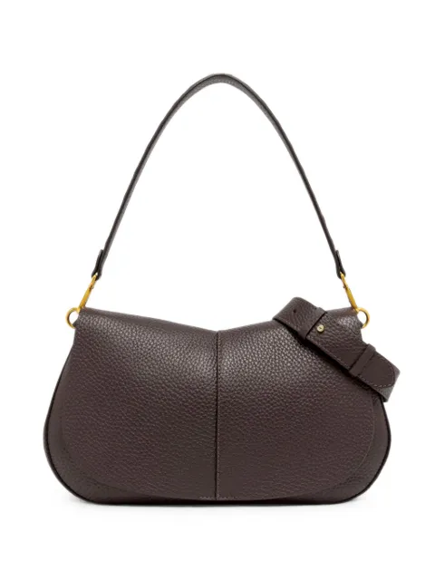 GIANNI CHIARINI large Helena Round grained-leather shoulder bag Brown BS12719RNG