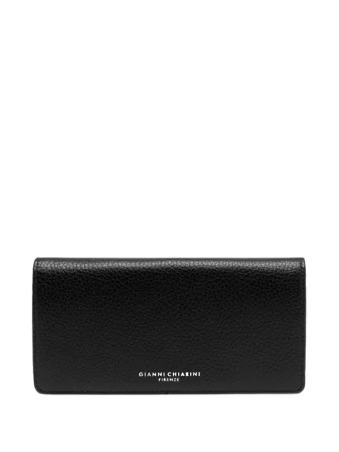 GIANNI CHIARINI pebbled-leather wallet Black PF5041RNG
