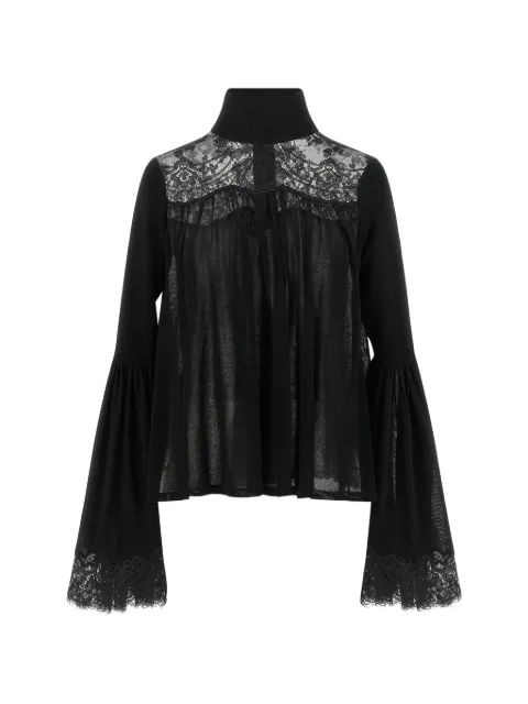 ZIMMERMANN Valiant lace blouse Black 9283TF261