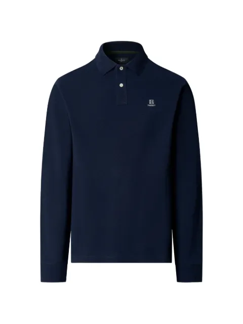 Hackett London Heritage long-sleeve polo shirt Blue HM5500058