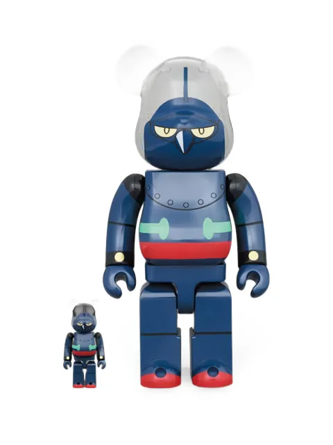 BearBrick BE@RBRICK Tetsujin 28-go 100% 400% figurine set Blue MEDB000TETSUJIN28GO100400