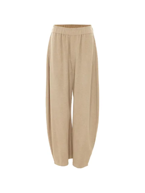 Eleh elasticated loose-fit track pants Neutrals 0274BEIGE
