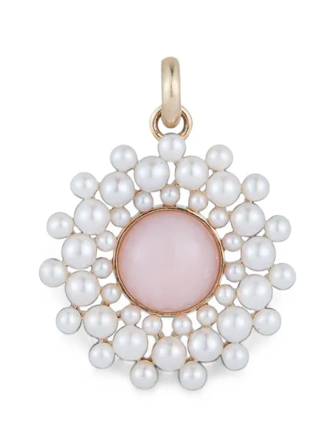 Storrow Jewelry Juliet pink opal and pearl charm Gold JK28PO