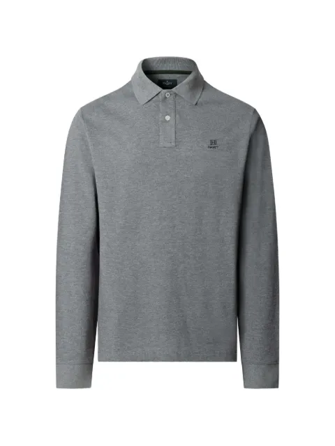 Hackett London Heritage long-sleeve polo shirt Grey HM5500058