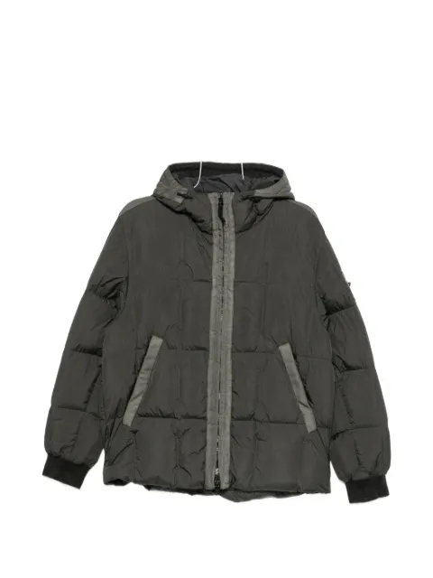 Stone Island logo-patch jacket Grey L2S154100034S0A23