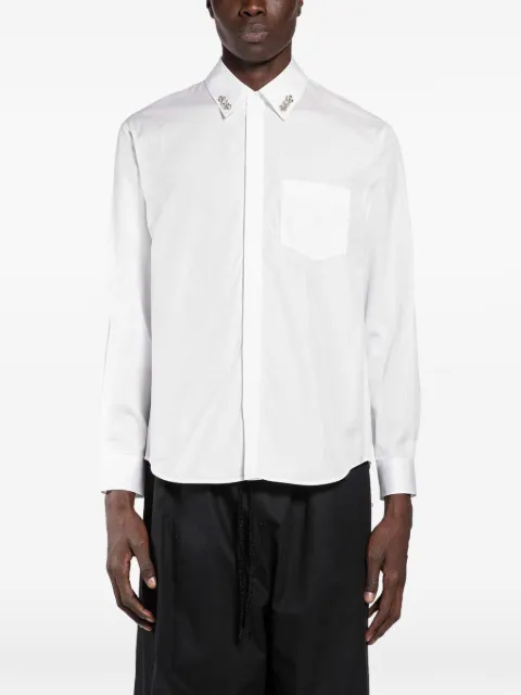 Simone Rocha crystal-embellished shirt White 5423TB12