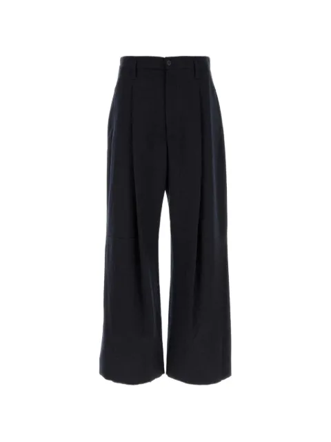 Giorgio Armani pleated wide-leg trousers Blue GM004539TE18009