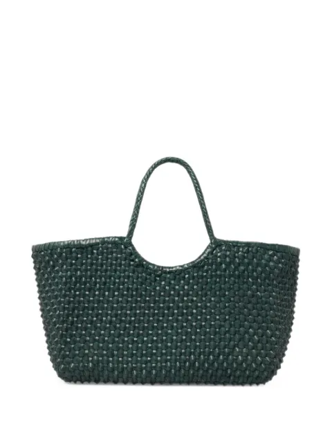 DRAGON DIFFUSION Nantucket embossed cactus-pattern tote bag Green 8977