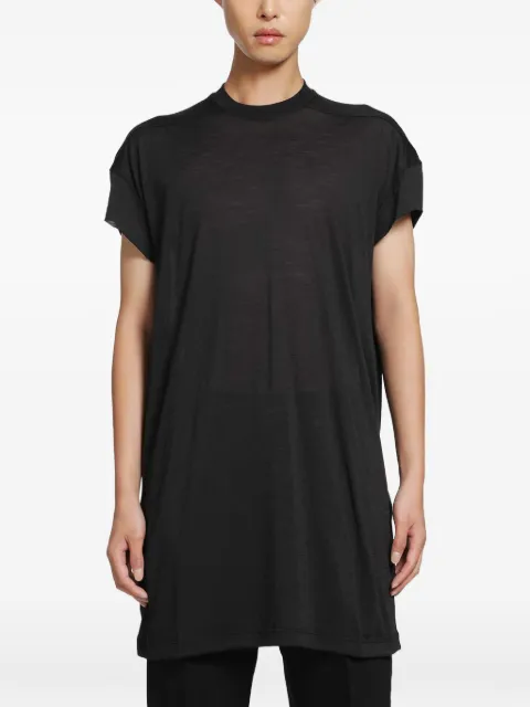 Rick Owens Tower Rick Jumbo below-hip T-shirt Black RR02F4255JSW
