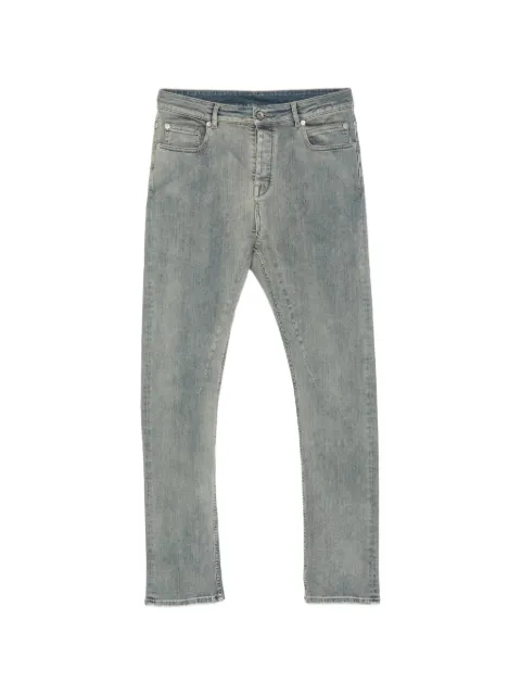 Rick Owens DRKSHDW Detroit faded-effect five-pocket jeans Blue DU02F6366SDMI