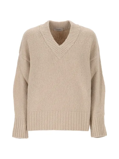 Agnona V-neck chunky-knit sweater Neutrals K0120380A050QN09