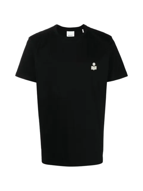 MARANT Zafferh logo-print cotton T-shirt Black TS0047HAB1N19HBKEC