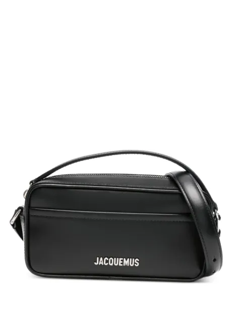 Jacquemus The Baneto leather camera bag. Black BAM00429AC01C01990
