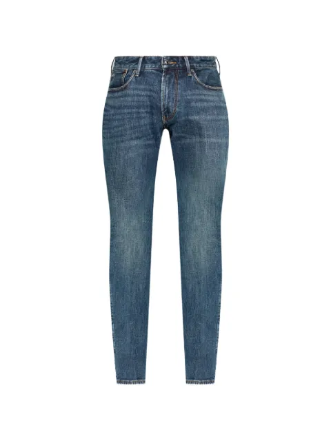 Emporio Armani faded slim-fit jeans Blue EM000121AF2
