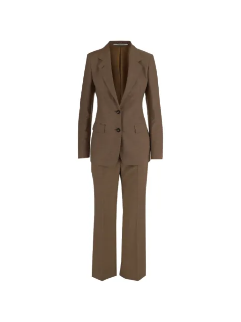 Tagliatore single-breasted wool suit Brown TPARIGI12BAD55004