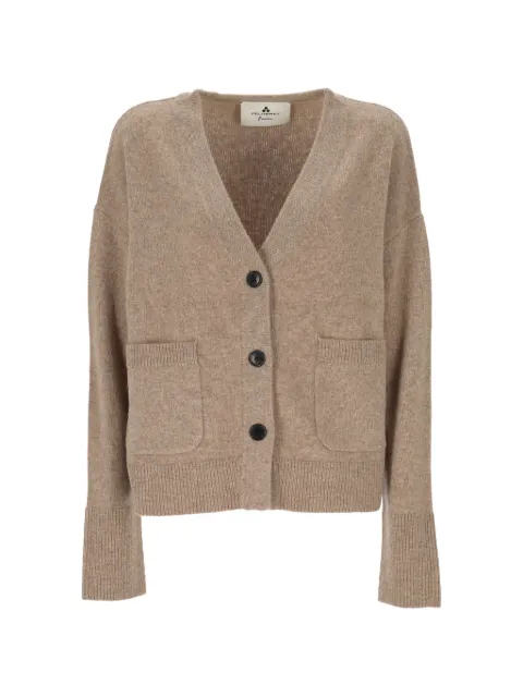 Peuterey V-neck button-up cardigan Neutrals PED581699012205