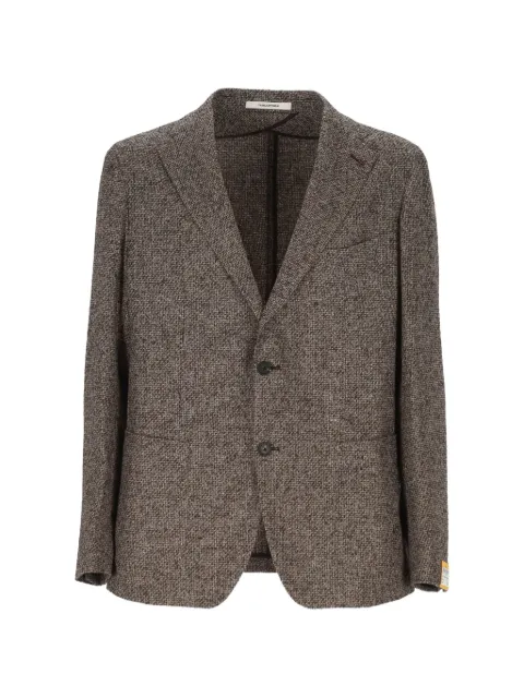 Tagliatore tweed single-breasted blazer Brown 1SMC22K340370U26I451ET944