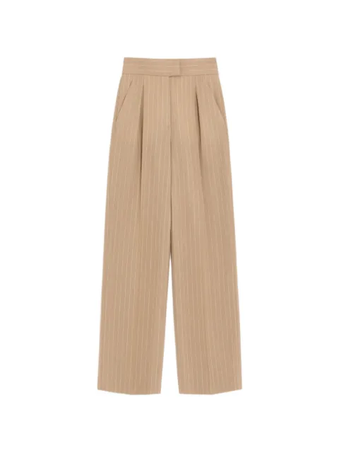 Valentino Garavani faded pinstripe trousers Neutrals BRB766A9C