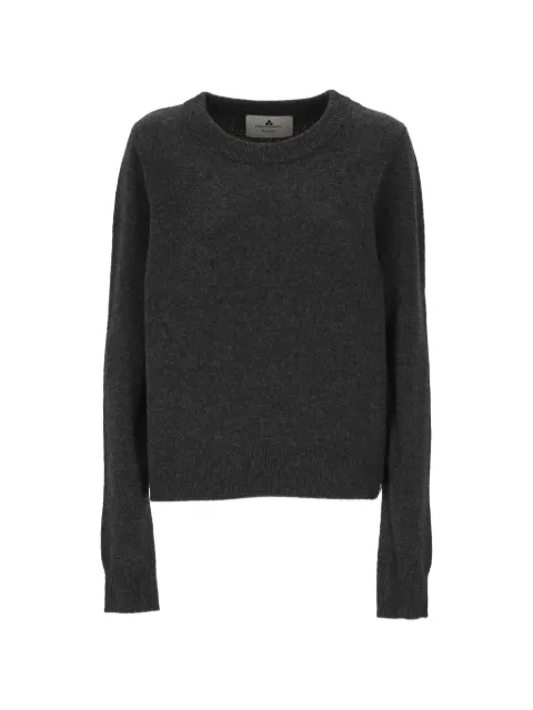 Peuterey ribbed-trim crew-neck sweater Grey PED581799012205