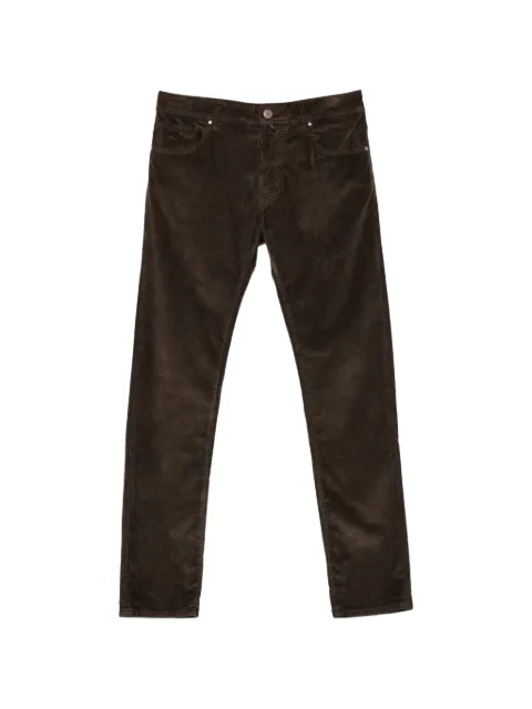 Jacob Cohën corduroy-effect trousers Brown QE004054S3653F44