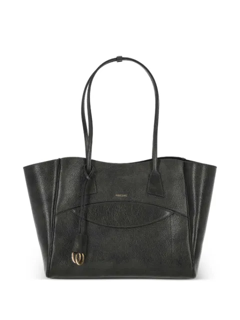 HIDESINS logo-stamp leather shoulder bag Black SH12LGGRNGREEN