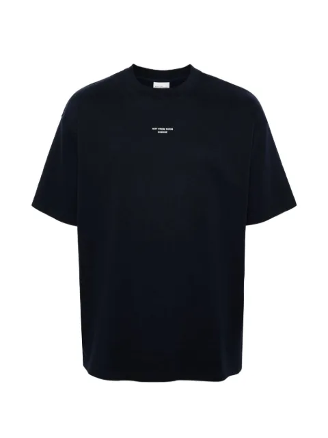 Drôle De Monsieur Not From Paris Madame T-shirt Blue PERMTS202CO002