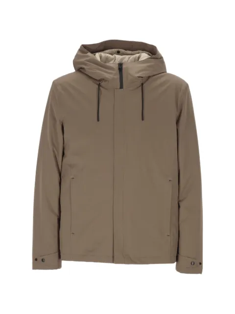 Woolrich Crestmont hooded zip-up jacket Brown CFWOOU2099MBUT4099