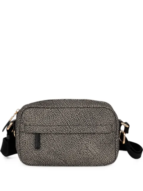 Borbonese OP-print cross body bag Neutrals 91010343X95