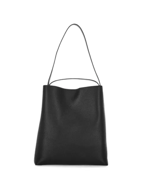 Aesther Ekme Sac grained leather tote bag Black 06COSC100L06195
